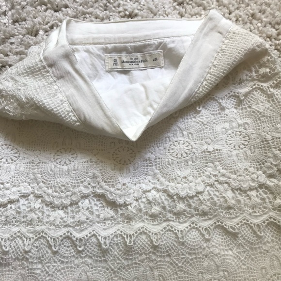 Abercrombie and Fitch white lace skirt 00 - Picture 2 of 3